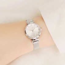 오에스티 5월의 장미 실버 메쉬시계 OTW119501TSS