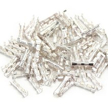 전선 터미널 단자 압착기 세트 50100200pcs 453 u 형 탭 콜드 인서트 커넥터 콜드 작은 치아 근막 0.3-1.5mm2 0, 은, 200개