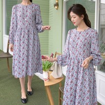 데일리앤 쉬폰 플라워 퍼프 원피스 줄라이