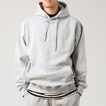 람블라 시그니처 헤비웨이트 무지 오버핏 후드티