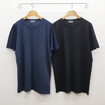 빅걸스토리 여성용 빅사이즈 엔젤 소매 레이스 라운드 무지 티셔츠