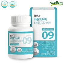 웰러스 바른핏 녹차 카테킨 다이어트 800mg x 60정 녹차다이어트 슬림핏 다이어트보조제, 1개