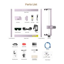 레이저각인기 레이저각인 레이저마킹기 ATOMSTACK-A5 Pro 레이저 조각기 40W 강아지 태그 열쇠 고리용 D, 01 A5 Pro 40W_01 EU