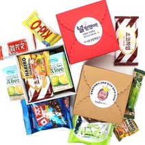나나박스 맛있는 과자 간식 세트 답례품 모음, 음료포함 미니과자세트, 1세트