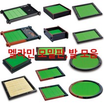 칠기 모밀판 직사각 정사각 원형 분리형 플라스틱발 냉모밀판 소바 접시, 7. 골드펄 정모밀다이, 모밀다이(ds-6079)