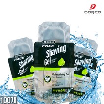 도루코 페이스 일회용 쉐이빙젤 3ml 쉐이빙 젤, 100개