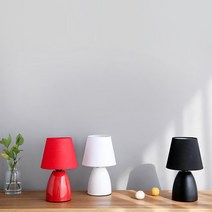 마켓비 BOLET 단스탠드 침실 취침 책상 독서 공부 무드등 / 이케아 다이소 스탠드 조명 전등 갓 엔틱 인테리어 침대 협탁 안방 빈티지, BOLET 단스탠드 E14 레드