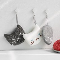 고양이 다목적 주방 아크릴 스펀지 수세미 0.0269ea, 쿠팡그린살림 1, 쿠팡그린살림 1