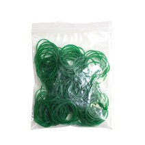 루시피 헤어 미용실 파마 원밴드 초록 고무줄 소 약20g