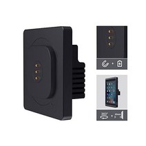 EMONITA 893520 아이패드 벽 마운트 업그레이드된 18W 고속 충전기 자석 360도 회전 블랙, 블랙._18W