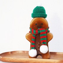 디자인 병 플라스틱 더치 쥬스 뚜껑 쿠키모양공병 트리, 500ml브라운+적록수건+빅캡그린200개