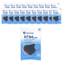 애니가드 KF94 입체형 황사마스크(새부리형)_대형, 1개입, 20개, 검정