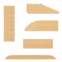 휠체어 모든 로봇식 진공 청소기 교체 예비 부품 액세서리 도어 씰 스트립 도어 램프, 옐로우