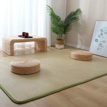 업소용청소기 일본식 라탄 돗자리 담요거실 거실 베란다 마루바닥방석 방 여름 침대옆 기어다님 아이, C08-150200CM