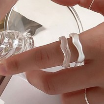키메라제이 얇은 물결 마블 오로라 펄 레이어드 호마이카 반지 13color