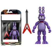 프레디의피자가게 인형 FNAF 장난감 보니 폭시 Fazbear 곰 액션 피규어 인형 5 박 장난감 인형 모델 어린이 장난감 생일 선물, Bonnie