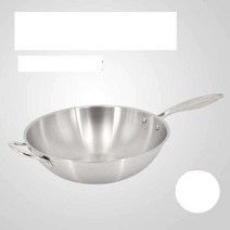 통5중 스텐 웍 무코팅 인덕션 가스 겸용 30cm 팬, 평평한 바닥 32cm + 스텐 뚜껑 귀O