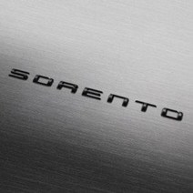 쏘렌토 SORENTO 와이드 엠블럼 BWE-SRT, 반광블랙
