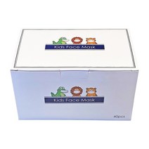 바디혁명 귀편한 일회용 초소형 소형 초등학생 청소년 어린이 아동용 마스크 개별포장 40매