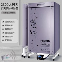 미니스타일러 휴대용의류관리기 접이식 전기 의류 건조기 음이온 살균 스마트 원격 제어 휴대용, 02 2300W_04 UK, [02]