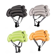 초경량 휴대용 자전거 포켓헬맷 접이식 킥보드 안전모 Pocket Helmet, 오렌지색(프리사이즈)