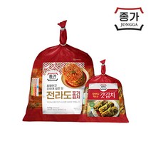 종가 전라도 포기김치 3.3kg + 갓김치 1kg