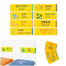 부착식 분리수거 포맥스안내판 일반쓰레기 인포메이션표지판 도어사인푯말, 상세페이지 참조4, 플라스틱류