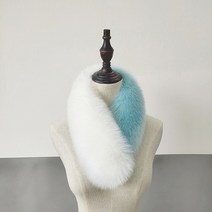 귀마개 귀막이 왕 밍크 토끼 퍼 양털 여성 추천 Fox Fur Collar Winter Faux Scarf Jacket Coat Hat Decor, 02 2