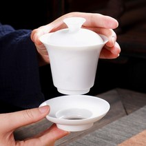 아트박스/위드마켓 [순수] 마음휴식 도자기 개완(120ml/순백), 단품