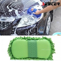 차량용 극세사 셀프세차 거품 스펀지 2p 손세차 사은품 자동차 버블, 거품세차스폰지-랜덤, 1개