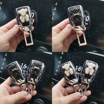 안전벨트 연장클립 차량용벨트 길이조절, 화이트1개