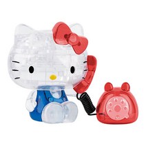 퍼즐피플 3D 크리스탈 입체퍼즐모형 시리즈, 캐릭터, 3D크리스탈 헬로 키티, 3D크리스탈 헬로 키티, 39p