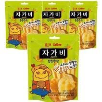 해태 생감자맛 자가비 짭짤한맛 우리아이 간식거리 회사간식 45g 어르신 과자, 4개