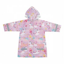 유니콘 레인코트 아동용 우의 / 캐릭터 비옷 / 여아 핑크 우비
