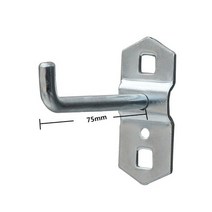 유니크몰 공구걸이대 걸이판 짐받이 벽 메탈, 겹 엇걸다 갈고리 150mm