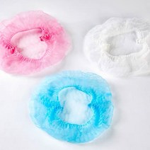 일회용 위생모자 100매 대용량 부직포 요리 헤어캡, 1-위생모자-파랑, 상세페이지 참조