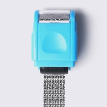 택배송장지우개 400회사용 리필 개인정보스탬프 시크릿리무버 마스킹도장, 색상랜덤1개