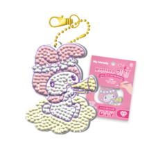 퍼즐페인팅 DIY키링 보석십자수 산리오캐릭터즈_마이멜로디 6x7.5cm