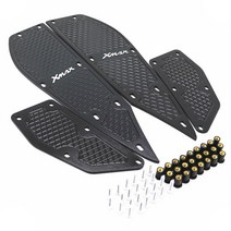 오더봇 야마하 XMAX 300 CNC 알루미늄 튜닝 발판 미끄럼 방지 파츠 드레스업, 블랙, 1개