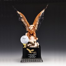 A7090 _ 크리스탈 금속 주석 청동 독수리 이글 알바트로스 트로피 기념패 상패 골프 이글패 eagle albatross, 수지독수리
