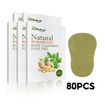 발바닥 패치 발독소 발 파스 뽀송 힐링 발파스 릴렉스 수액 노폐물 독소사우스 문 쑥 발 패치 체중 감소 감, 03 80pcs