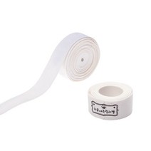 네추럴라벨지2cm 의류스탬프 스티커 의류잉크 스템프, 블랙