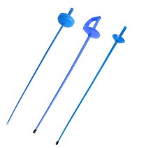 펜싱 장비 훈련 감응 플라스틱 사브르 플뢰레 연습 체험 안전 적중 시 울음소리, 블루 사브르