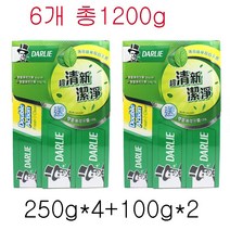 홍콩 달리치약 더블액션 더블민트 250G 4개 100G 2개, 600g, 2세트