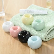 파스텔 세라믹 칫솔스탠드, 블랙, 블랙