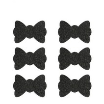 여자 꽃 앞머리 매직 페이스트 포스트 보우 하트 헤어 스티커 클립 테이프 프린지 뱅 패치 스타일링 액세서, 10 Style07 6pcs