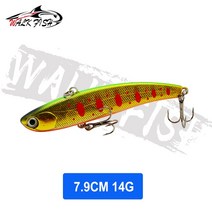도보 물고기 침몰 진동 낚시 미끼 10g 14g 18g 22g 하드 인공 VIB 겨울 얼음 파이크 태클 Isca Pech, 17 Type B-14g