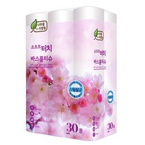 나무를심는사람들 소프트터치 바스룸티슈 27m, 30롤, 1팩