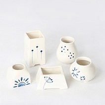 수공예 미니화분 5종세트, 5종 화분