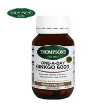 톰슨스 징코 은행잎 추출물 6000mg 60정